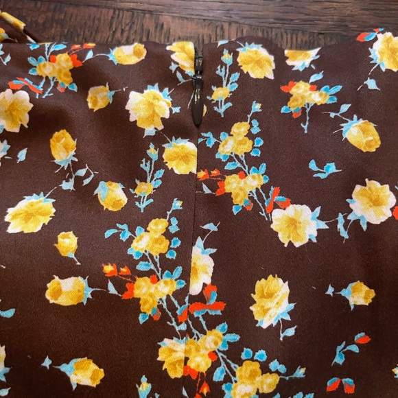 NWT Autumn Adiegbo Bridgette Floral Cut-Out Peplum Blouse - Picture 6 of 8